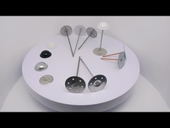 Adhesive Insulation Hanger Pins with Smooth Shank Perforated Steel Insulation Welding Pins