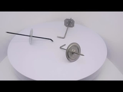 Power Plant Boiler Insulation Cotton Welding Nail Carbon Steel Hook Nail Self-Locking Pressure Plate